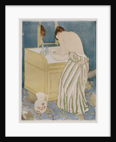Woman Bathing by Mary Cassatt