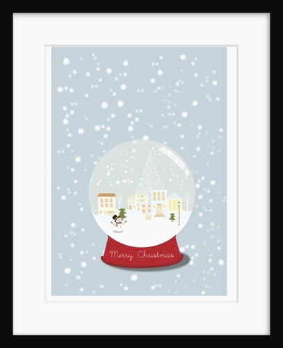 The snowball with the snow around by Anonymous
