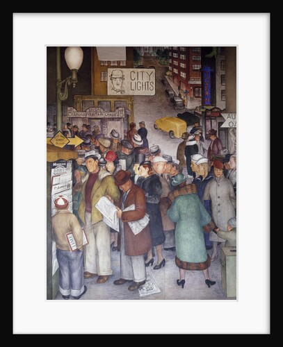 Detail of City Life by Victor Arnautoff