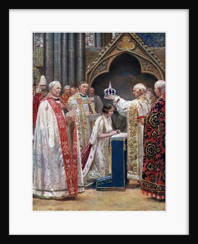 The Crowning of Queen Elizabeth in 1937 by Anonymous
