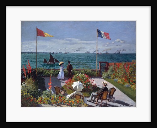 Terrasse Ã  Sainte-Adresse (Terrace at Sainte-Adresse) by Claude Monet