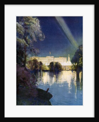 Buckingham Palace at Night, Decorated for the Coronation of King George VI in 1937 by Anonymous