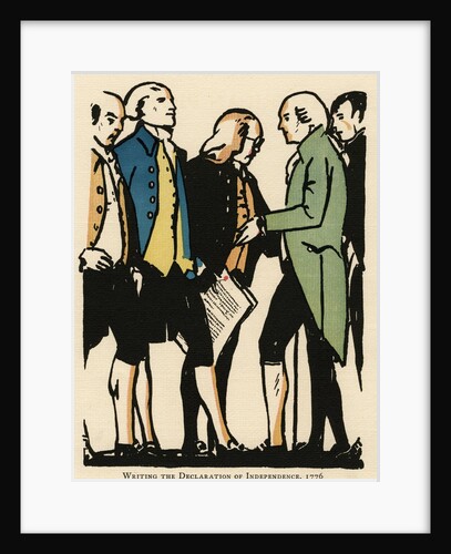 Authors of the Declaration of Independence in 1776 by Anonymous