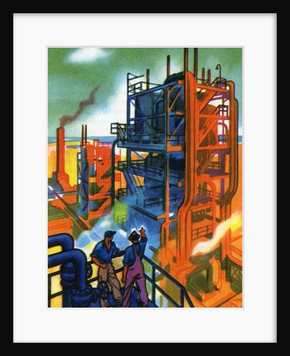 Oil Series: Oil Refinery by Anonymous