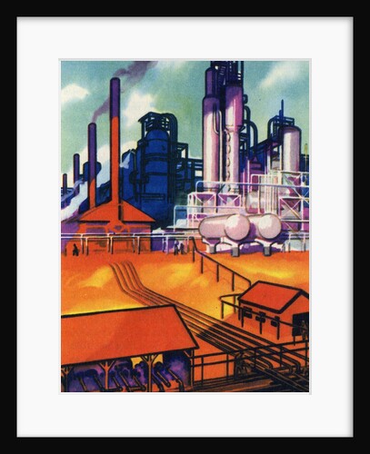 Oil Series: Oil Refinery by Anonymous