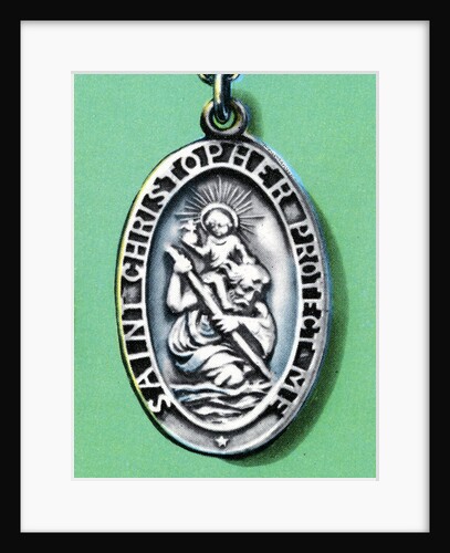 St. Christopher Medal by Anonymous