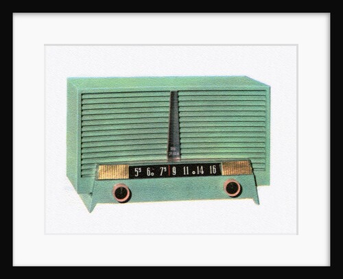 1960s portable radio by Anonymous