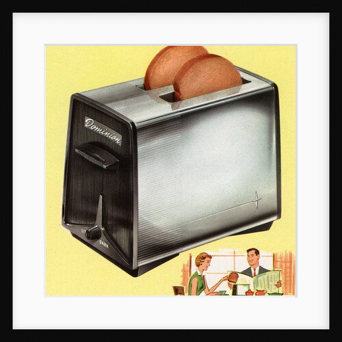 Vintage 1950s Illustration of a Chrome Toaster. by Anonymous