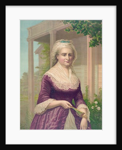 Portrait of Martha Washington by Anonymous