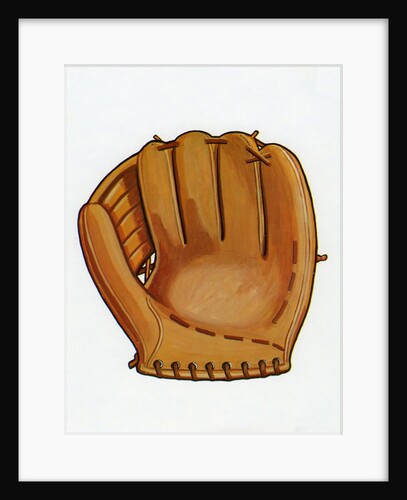 1960s Illustration of a Baseball Glove. by Anonymous