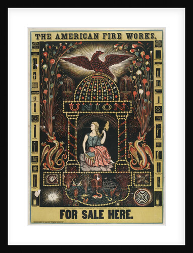 American Fire Works advertisement by Anonymous