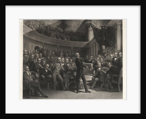 Senator Henry Clay speaking before the United States Senate by Anonymous