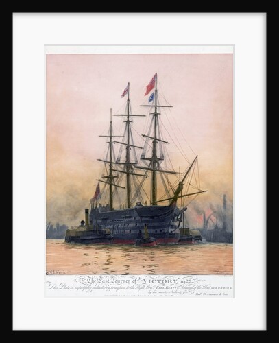 The Last Journey of HMS Victory by Anonymous