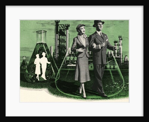 Couples in Chemistry Beakers. by Anonymous