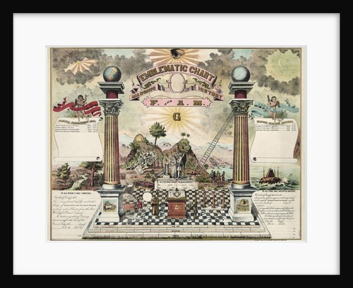 Emblematic Chart and Masonic History of Free and Accepted Masons by Anonymous