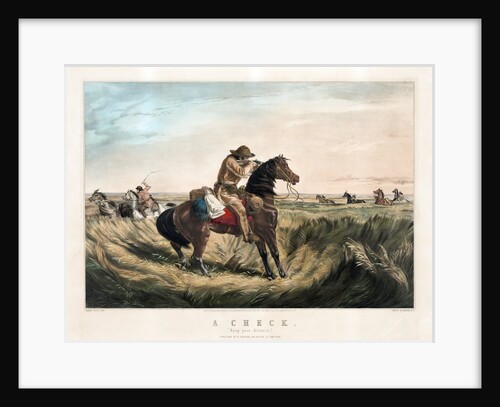 A Check - Keep Your Distance by Currier & Ives