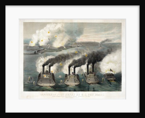 Capture of Fort Henry by U.S. Ironclad Gunboats