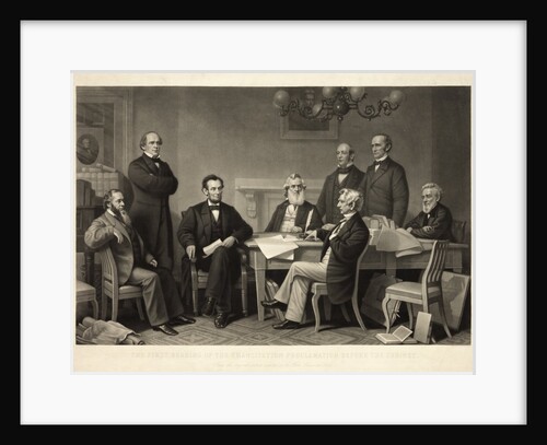 The First Reading of the Emancipation Proclamation Before the Cabinet by Anonymous