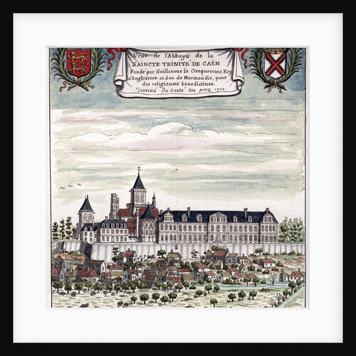 View of the Abbey of the Holy Trinity in Caen by Anonymous