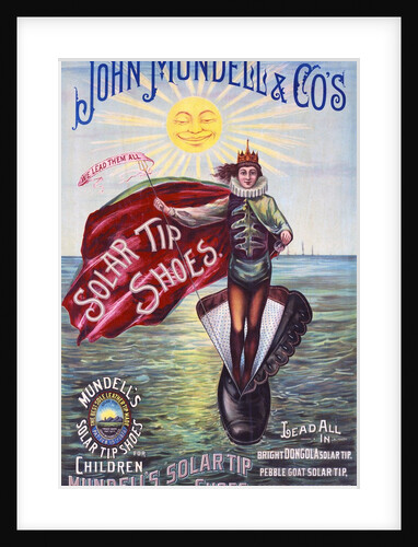 Vintage ad for John Mundell & Co.'s Solar Tip Shoes by Anonymous