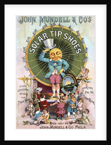 Vintage ad for John Mundell & Co.'s Solar Tip Shoes by Anonymous