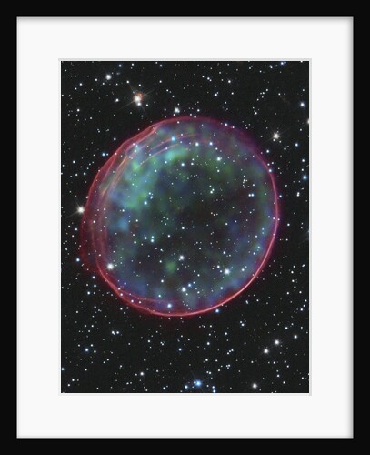 Supernova remnant in nearby galaxy by Anonymous