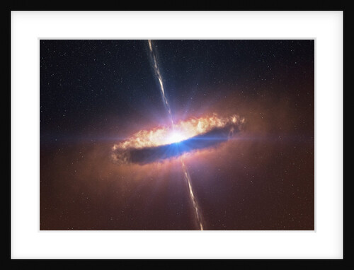 Artist's Conception of a Disk Around a Massive Baby Star by Anonymous