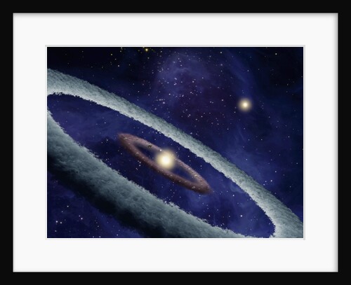 Artist's Conception of the Birth of an Earth-like Planet by Anonymous