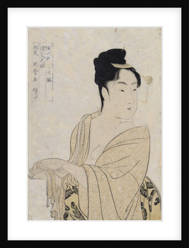 Flirtatious Lover by Kitagawa Utamaro