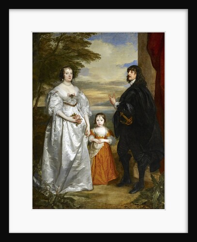 James, Seventh Earl of Derby, His Lady and Child by Anthony van Dyck