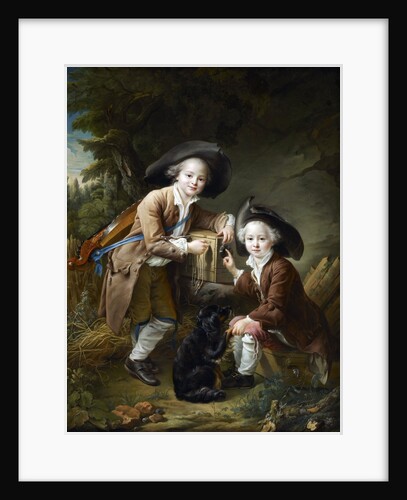 The Comte and Chevalier de Choiseul as Savoyards by François-Hubert Drouais
