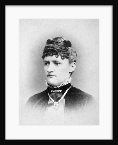Portrait of a mature woman, ca. 1890s. by Anonymous