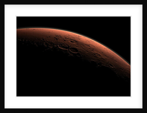 Daybreak at Gale Crater on Mars by Anonymous