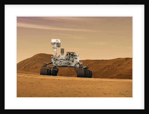 Curiosity Rover on Mars by Anonymous