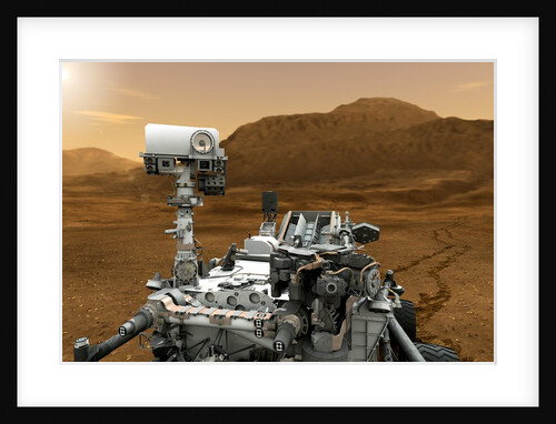 Curiosity Rover on Mars by Anonymous