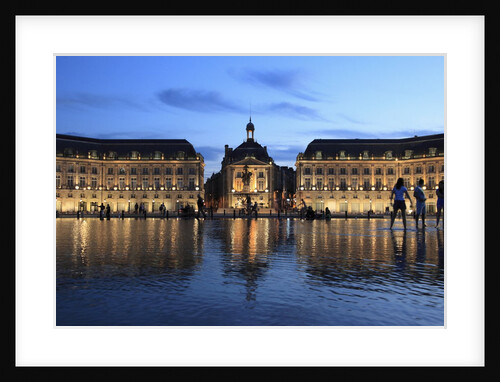 France, Aquitaine, Bordeaux, Place de la Bourse by Anonymous