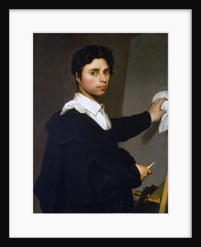 Ingres as a Young Man (Jean-Auguste Dominique Ingres Painting at His Easel) by Madame Gustave Héquet
