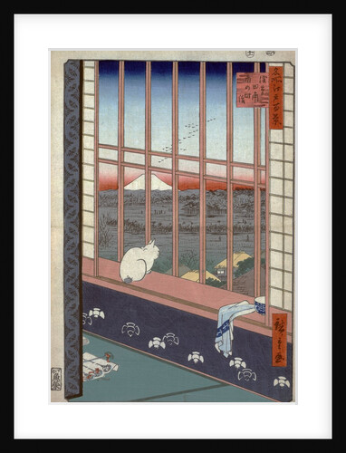 Asakusa ricefields and torinomachi festival by Ando Hiroshige