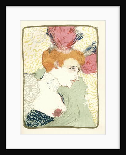 Mlle. Marcelle Lender en Buste by Henri de Toulouse-Lautrec