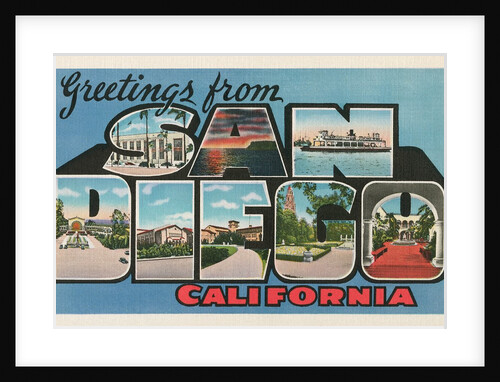 Greetings from San Diego, California by Anonymous