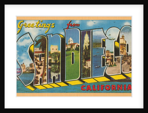 Greetings from San Diego, California by Anonymous