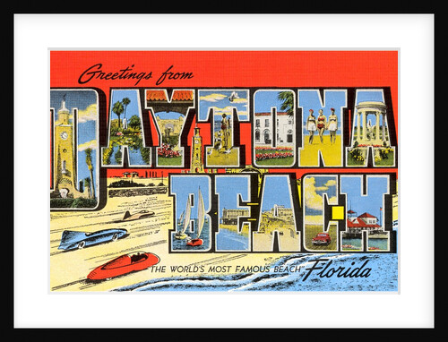 Greetings from Daytona Beach, Florida by Anonymous