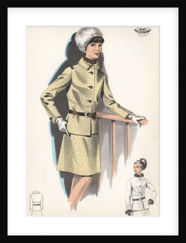 Two women modeling outerwear by Anonymous