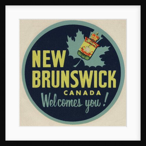 New Brunswick Canada Welcomes You! travel decal by Anonymous