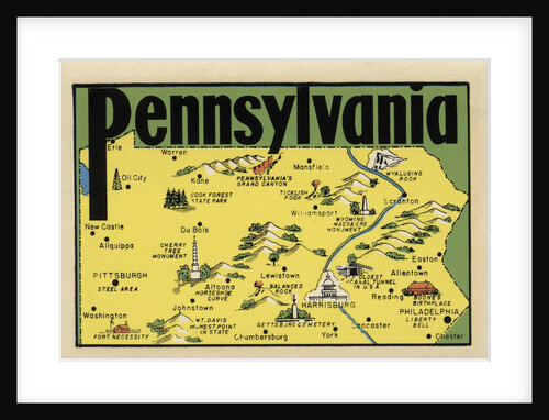 Pennsylvania travel decal by Anonymous