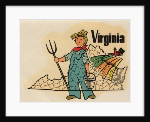 Virginia travel decal by Anonymous