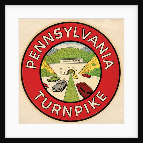 Pennsylvania Turnpike travel decal by Anonymous