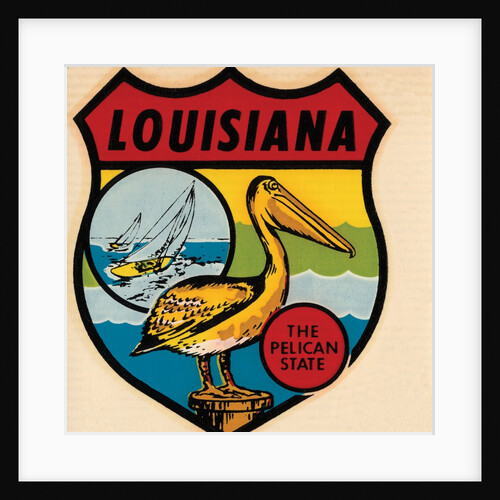 Louisiana travel decal by Anonymous