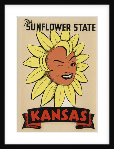 Kansas travel decal by Anonymous