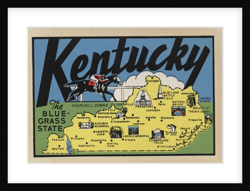 Kentucky travel decal by Anonymous